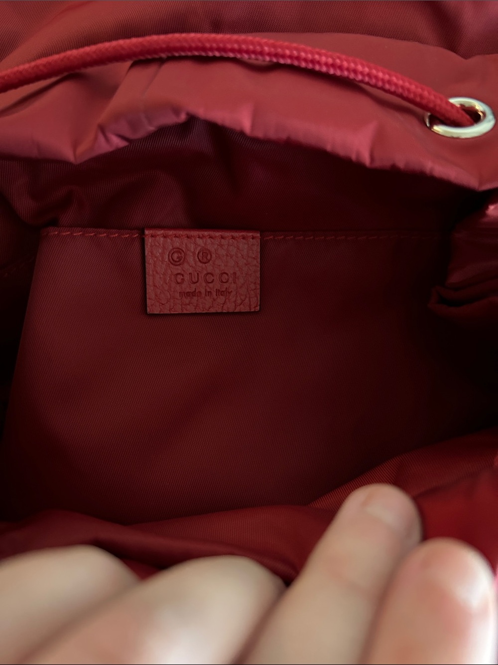 Gucci Red Backpack - Picture 3 of 8